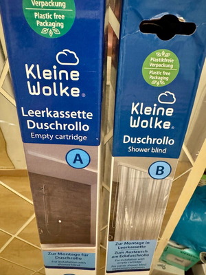 Κουρτίνα - Ρολό Ντους Kleine Wolke καινούργιο