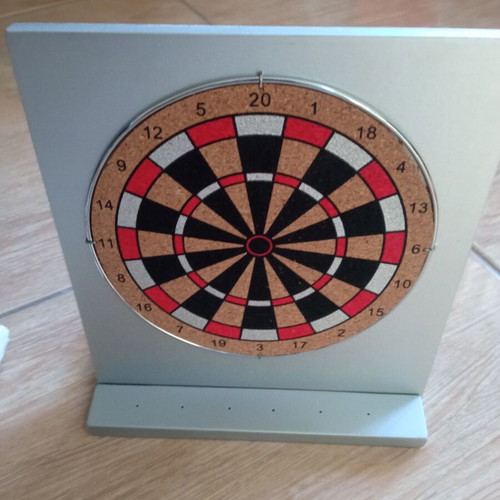 Tabletop dartboard used for office or desk