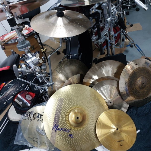 Meinl Marathon Ride 20" cymbal like new with Turkey Splash 12" and drumsticks