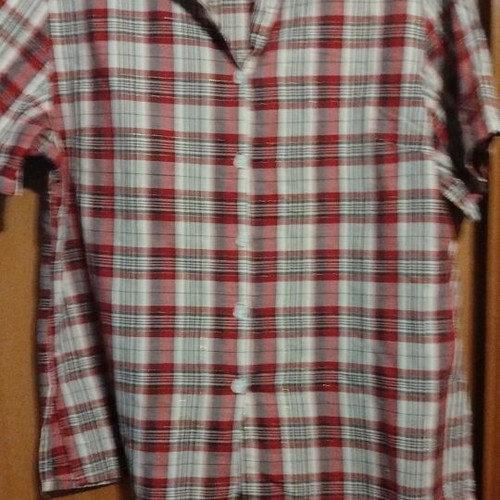 Acne Studios checked shirt XL like new, white and red