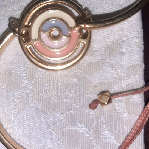 Evil Eye Bracelet in pastel shades with adjustable strap new
