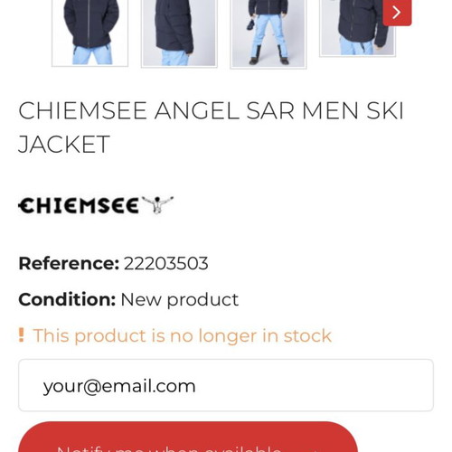 Chiemsee Angel Sar Ski Jacket new men's dark blue