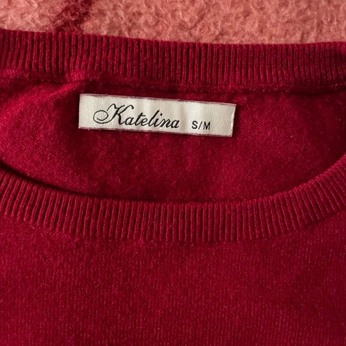 Women's blouse used, red, size S/M