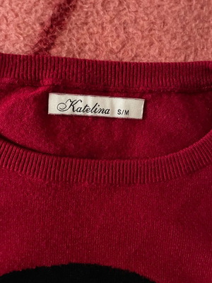 Women's blouse used, red, size S/M