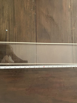 IKEA transparent wall shelf, 60 cm