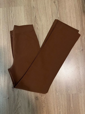 Brown fabric pants like new, lightweight for autumn and spring
