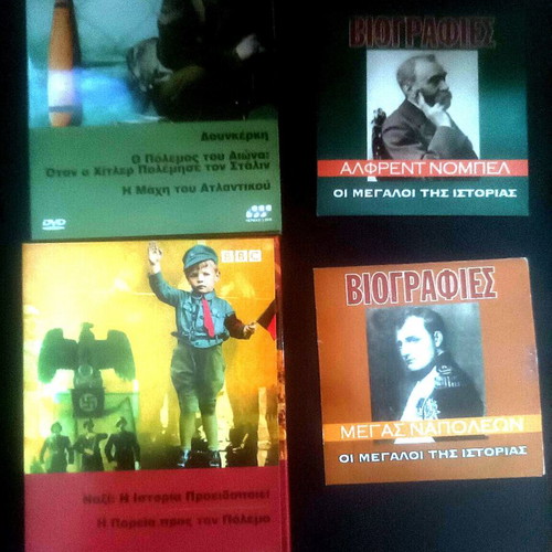 9 History DVDs – World War II & Great Historical Figures collection