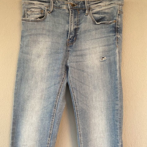 Stradivarius Slim Fit High Rise Blue Jeans like new, size L