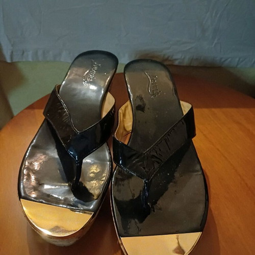 Ioannis sandals like new size 41 platform cork heel