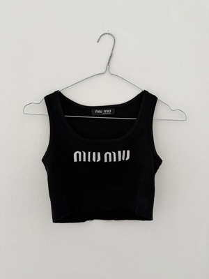 Top Miu Miu μαύρο σαν καινούργιο, μέγεθος S