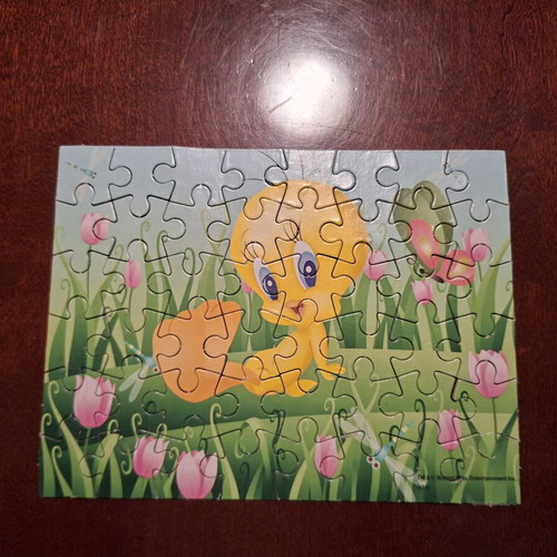 Tweety Looney Tunes puzzle 48pcs used, complete
