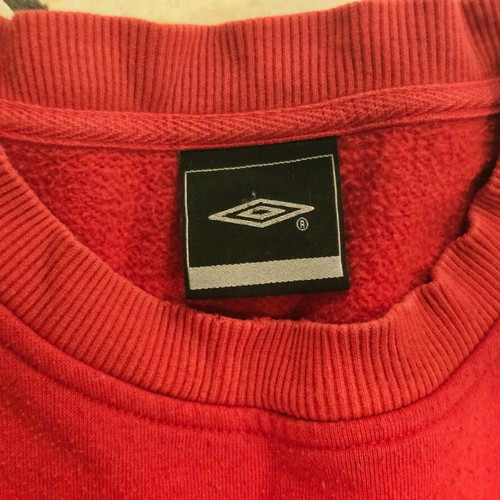 Umbro sweatshirt, red, size M