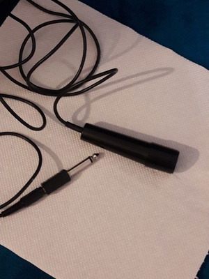Microphone like new with two plugs and 1.8 meter cable
