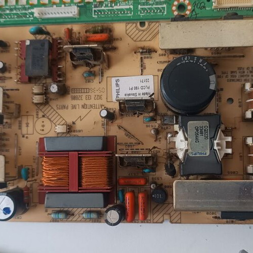 Philips 32'' TV Boards Set used with cables and speakers