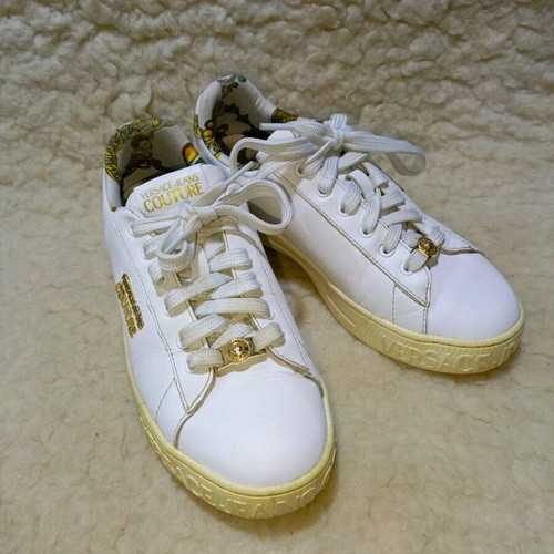 Versace Jeans Couture white sneakers used, size 40/41