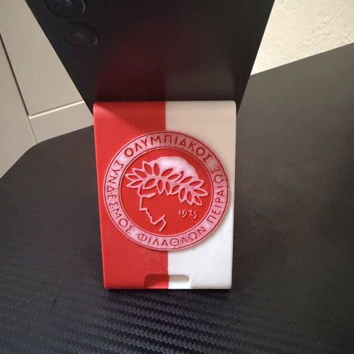 Olympiakos Mobile Phone Stand new, red and white colors