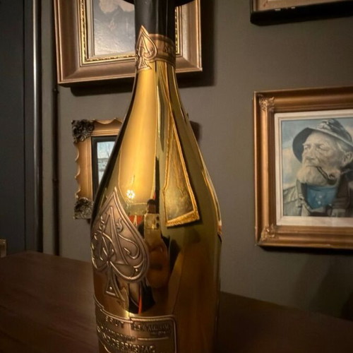 Armand de Brignac Ace of Spades LED lamp like new, rechargeable