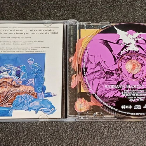 Black Sabbath discography part 1 8 CDs used, 1970-1978