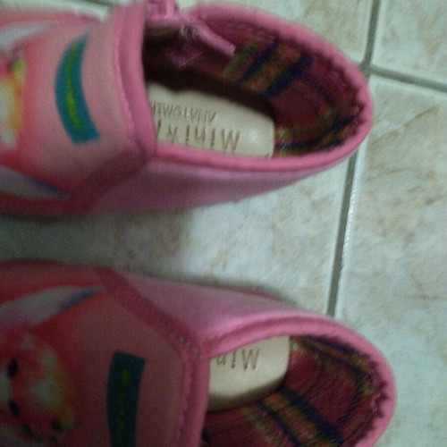 Winter slippers size 21 like new with fairy design