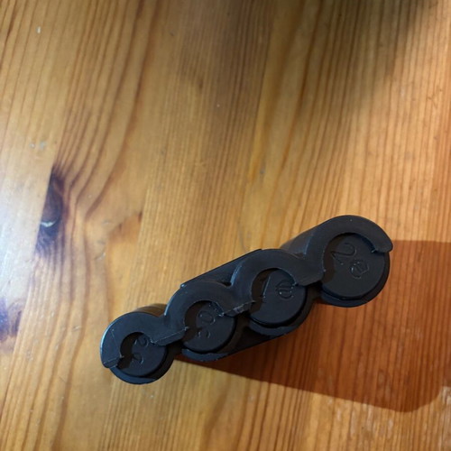 Coin holder in black color like new