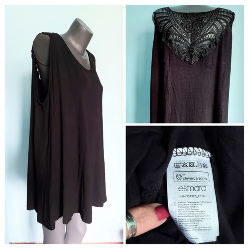 Esmara women's tunic like new, sizes 2XL to 4XL, lace back
