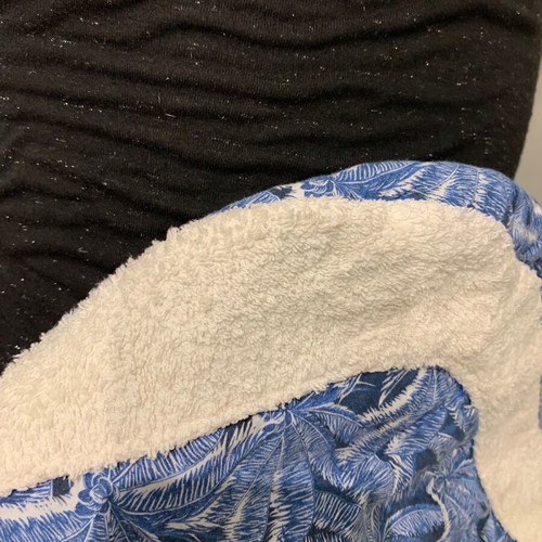 Sun of a Beach baby towel like new, blue with hood