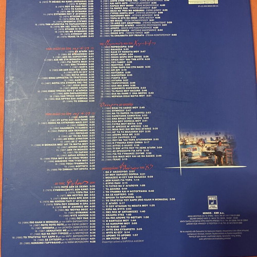 Giannis Parios Parios Erotas box set 8 CDs with book like new, laiko