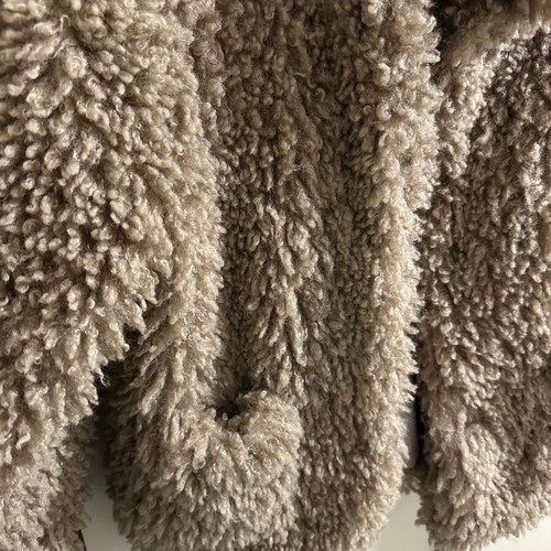 Zara teddy fur like new, size M, beige