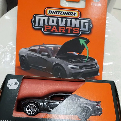 Matchbox Moving Parts Dodge Charger sealed