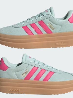 Adidas VL Court Bold size 40 new, pink and turquoise