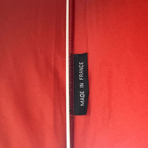 Vintage Longchamp Pierre Vaux folding umbrella, like new, red