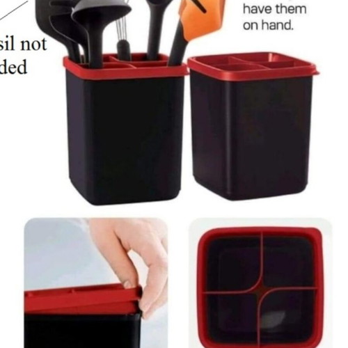 Tupperware Kitchen Tool Holder 1.8 Lit New, Two Colors