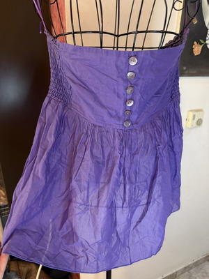 Bill Cost Purple Dress 100% Cotton Size M used
