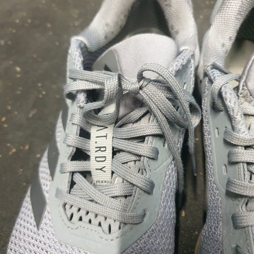 Adidas Dropset 3 athletic shoes used, size 42.5, grey