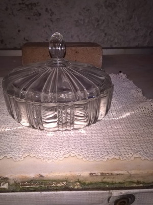Φοντανιέρα κρυστάλλινη μεταχειρισμένη, συλλεκτική, πενήντα ετών