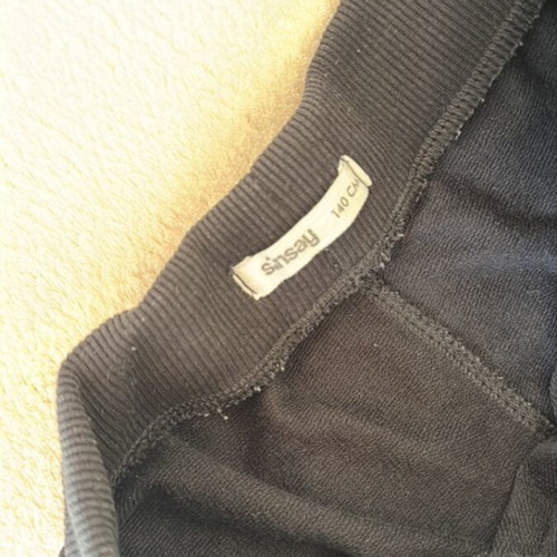 Sinsay black pants for 140 cm height, like new
