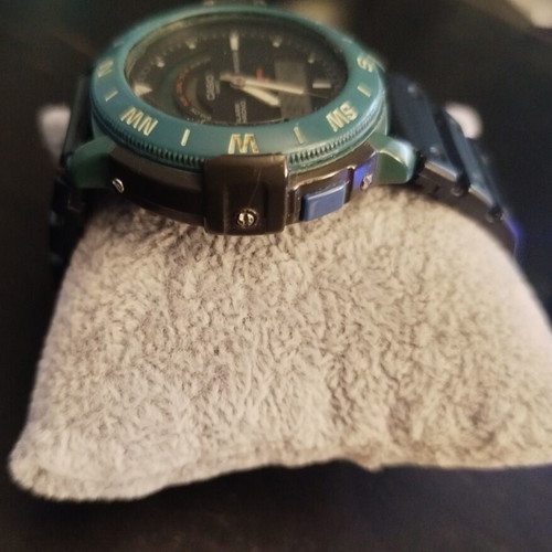 Casio AW-900 Ana Digi Watch used, vintage Overland Seymour Powell design
