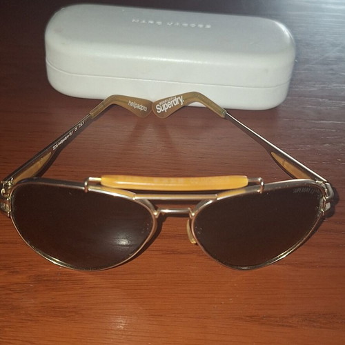 Superdry sunglasses, gold