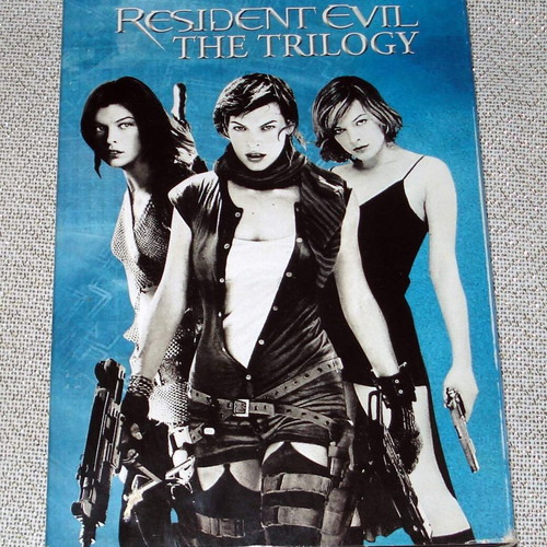 Resident Evil trilogy DVD set used with Greek subtitles
