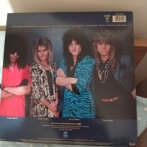 Quiet Riot QR III vinyl record like new, 1986 rock