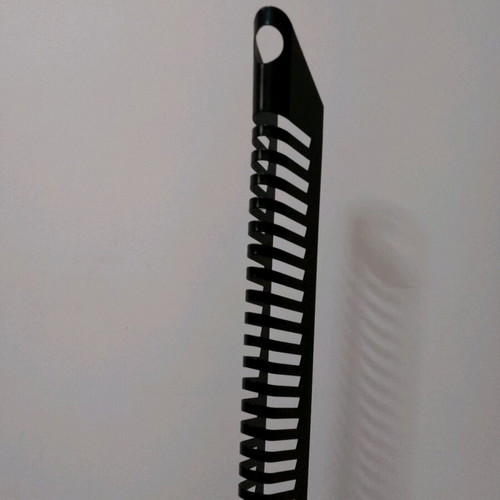 CD stand metal floor holder like new, black, 45 slots