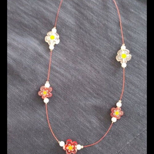 Handmade necklace with Murano beads new
