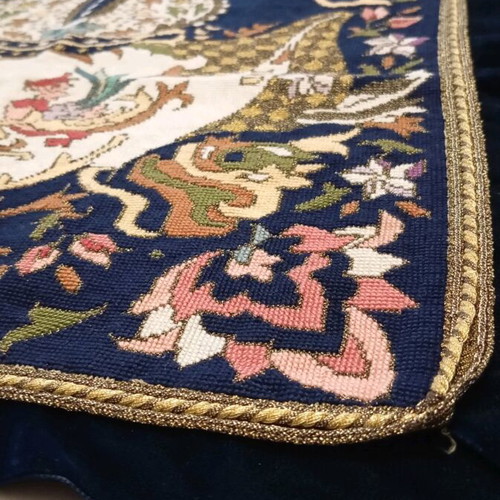 Handmade complete table runner blue color new