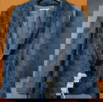  Blazer μπλε μαρεν με δαντέλα