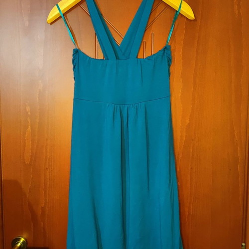 Petrol dress Desirée new, no small, size S