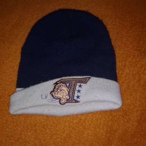 Looney Tunes woolen kids hat blue gray like new, one size