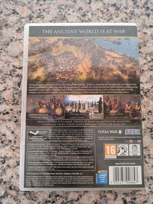 Total War Rome II Spartan Edition PC like new