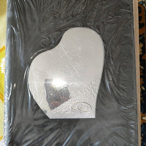 Silver engagement/wedding album new