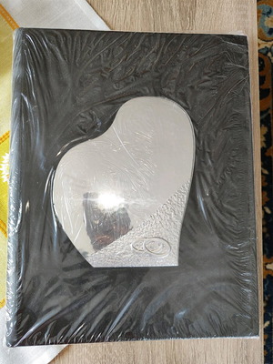 Silver engagement/wedding album new
