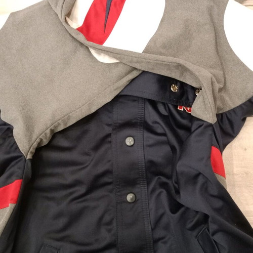 Nike retro jacket with buttons, vintage style, size M